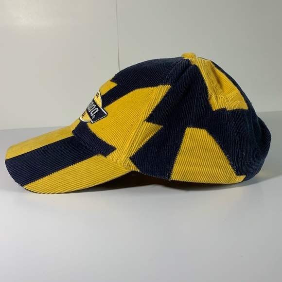 Y2K corduroy Corona Velcro strap hat - Picture 6 of 9